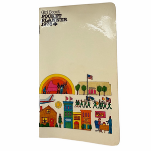 Vintage Girl Scout Pocket Planner 1978 Paperback Calendar Nostalgia 70’s
